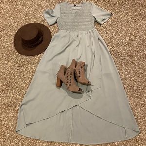 Sage green dress